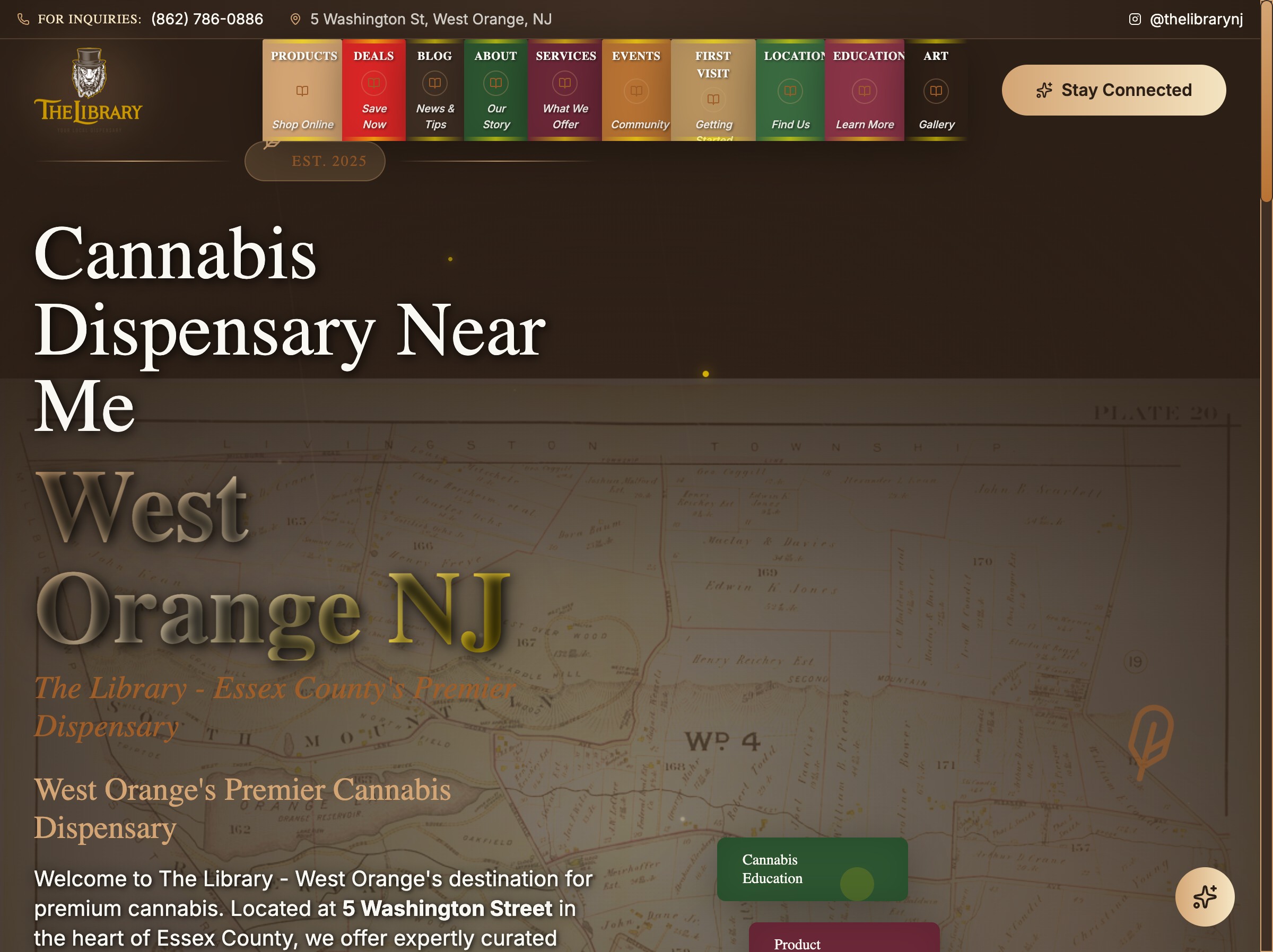 The Library NJ — Built a local dominance system with 181% organic growth